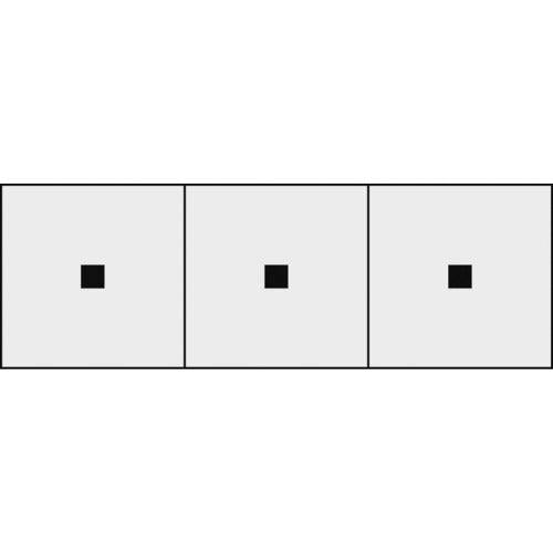 【取寄品】 TRUSCO アルファベットステッカー 30×30 点 透明地/黒文字 3枚入 TSN-30-TN-TM 【送料都度見積】
