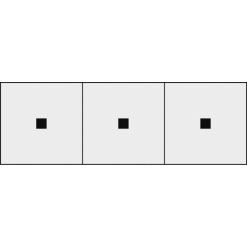 【取寄品】 TRUSCO アルファベットステッカー 50×50 点 透明地/黒文字 3枚入 TSN-50-TN-TM 【送料都度見積】