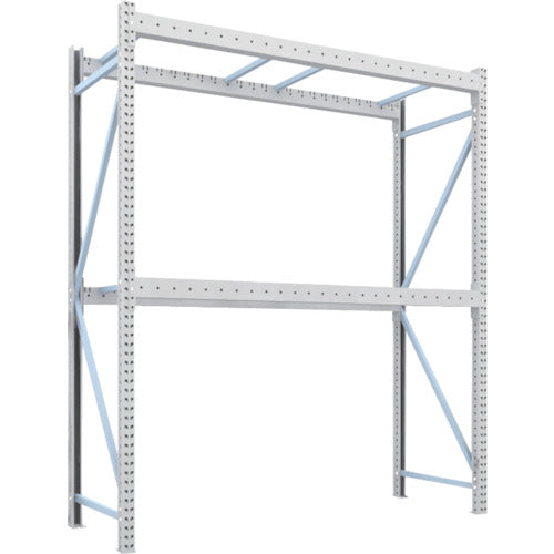 【取寄品】 TRUSCO パレットラック1トン2500X900XH3000 2段 単体 1D-30B25-09-2 【送料都度見積】