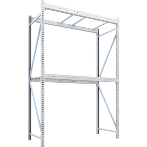 【送料都度見積】TRUSCO パレットラック1トン2300X1000XH3500 2段 単体 1D-35B23-10-2