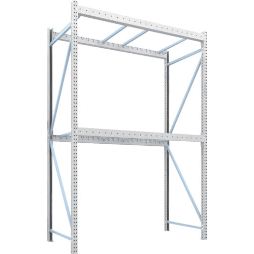 【取寄品】 TRUSCO パレットラック1トン2300X1100XH3500 2段 単体 1D-35B23-11-2 【送料都度見積】