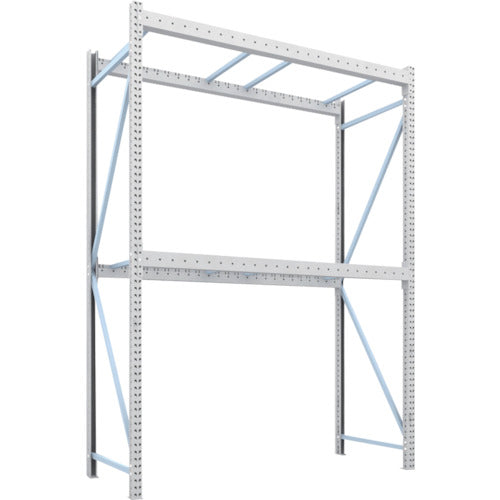 【取寄品】 TRUSCO パレットラック1トン2500X1000XH3500 2段 単体 1D-35B25-10-2 【送料都度見積】