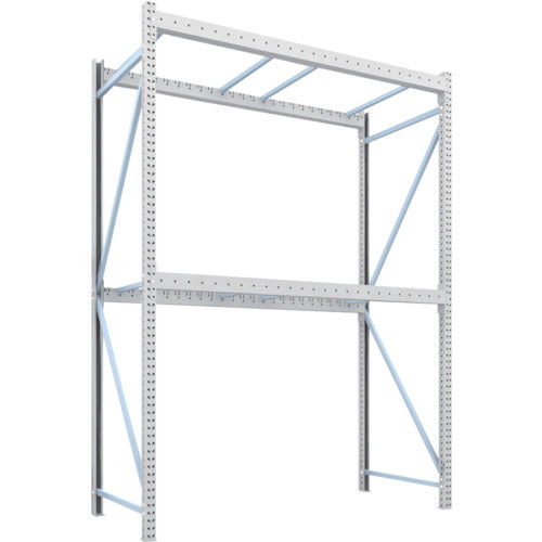 【取寄品】 TRUSCO パレットラック1トン2500X1100XH3500 2段 単体 1D-35B25-11-2 【送料都度見積】