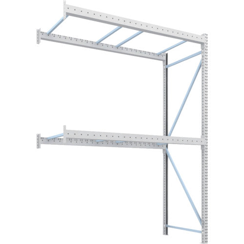 【取寄品】 TRUSCO パレットラック1トン2500X1100XH3500 2段 連結 1D-35B25-11-2B 【送料都度見積】