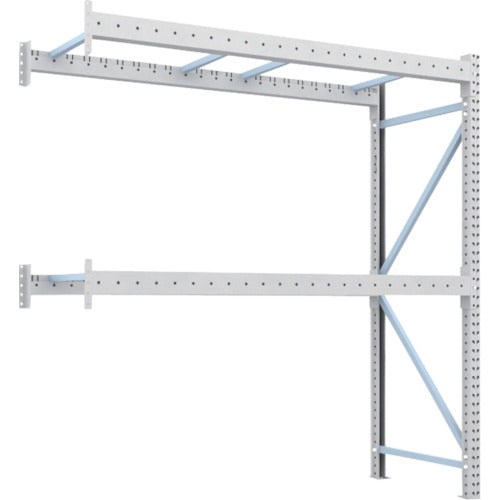 【送料都度見積】TRUSCO 重量パレットラック2トン2300×900×H2500 2段 連結 2D-25B23-09-2B