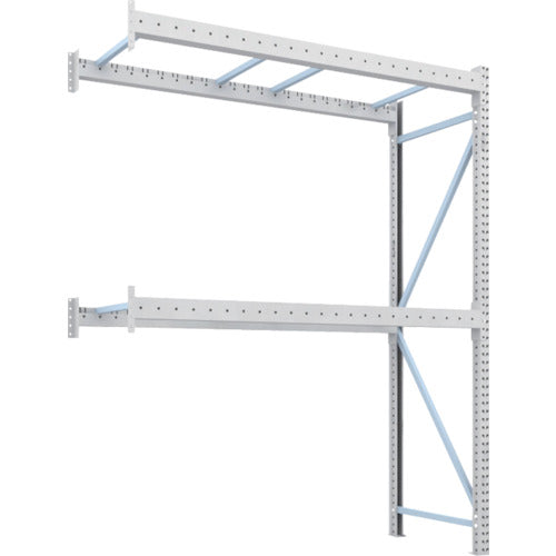 【送料都度見積】TRUSCO パレットラック2トン用2300X900XH3000 2段 連結 2D-30B23-09-2B