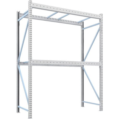 【取寄品】 TRUSCO パレットラック2トン用2300X1000XH3000 2段 単体 2D-30B23-10-2 【送料都度見積】
