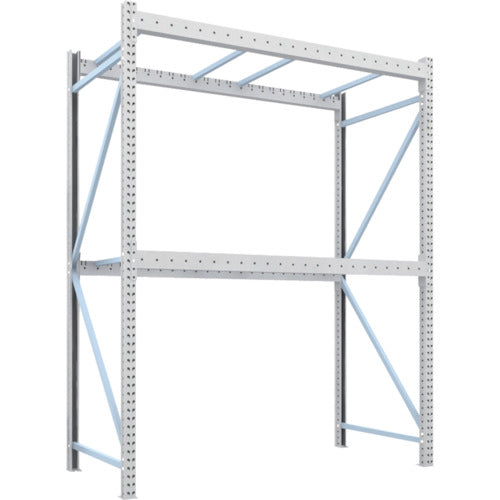 【取寄品】 TRUSCO パレットラック2トン用2300X1100XH3000 2段 単体 2D-30B23-11-2 【送料都度見積】