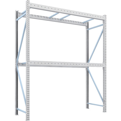 【送料都度見積】TRUSCO パレットラック2トン用2500X900XH3000 2段 単体 2D-30B25-09-2