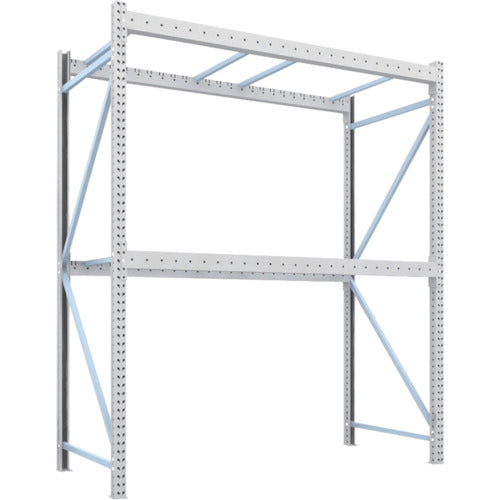【送料都度見積】TRUSCO パレットラック2トン用2500X1100XH3000 2段 単体 2D-30B25-11-2