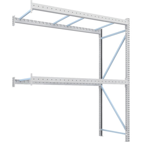 【送料都度見積】TRUSCO パレットラック2トン用2500X1100XH3000 2段 連結 2D-30B25-11-2B