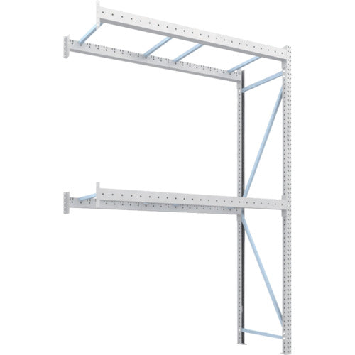 【送料都度見積】TRUSCO パレットラック2トン用2300X900XH3500 2段 連結 2D-35L23-09-2B