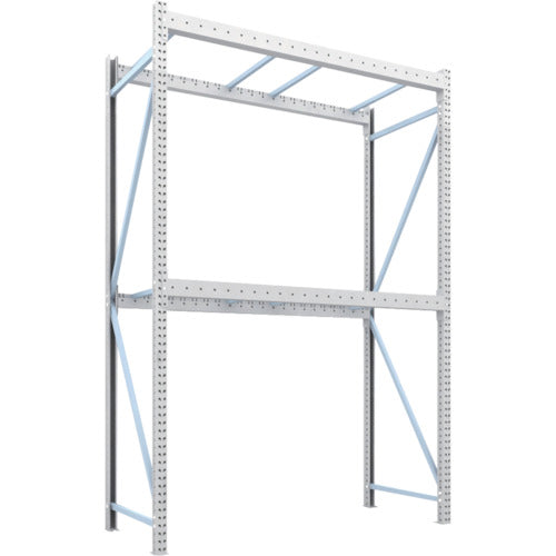 【取寄品】 TRUSCO パレットラック2トン用2300X1000XH3500 2段 単体 2D-35L23-10-2 【送料都度見積】