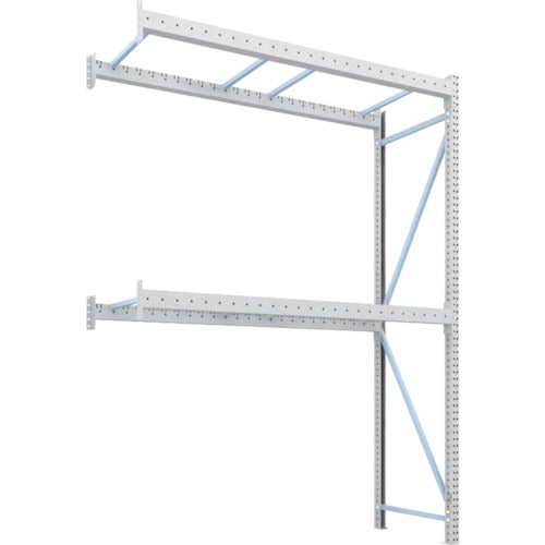 【送料都度見積】TRUSCO パレットラック2トン用2500X900XH3500 2段 連結 2D-35L25-09-2B