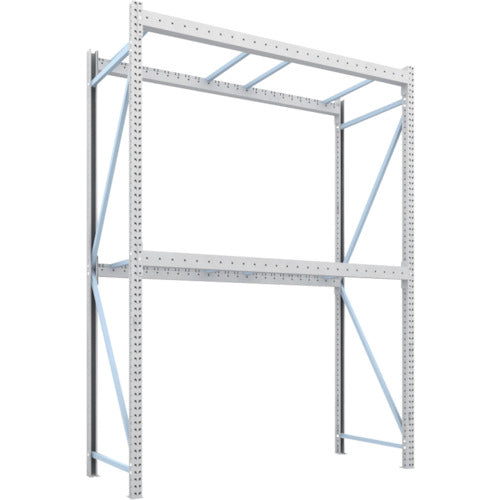 【送料都度見積】TRUSCO パレットラック2トン用2500X1000XH3500 2段 単体 2D-35L25-10-2