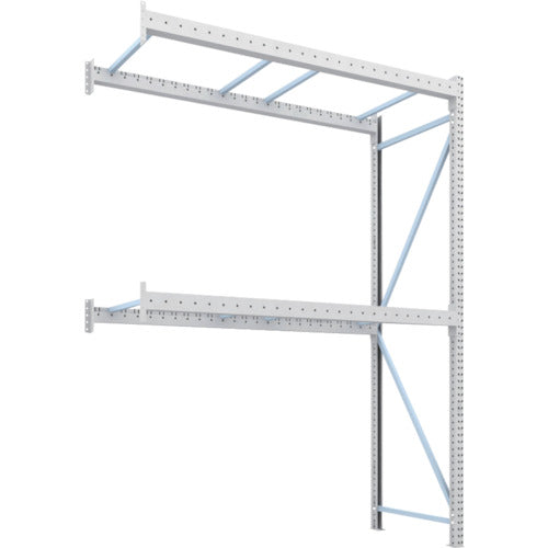 【送料都度見積】TRUSCO パレットラック2トン用2500X1000XH3500 2段 連結 2D-35L25-10-2B