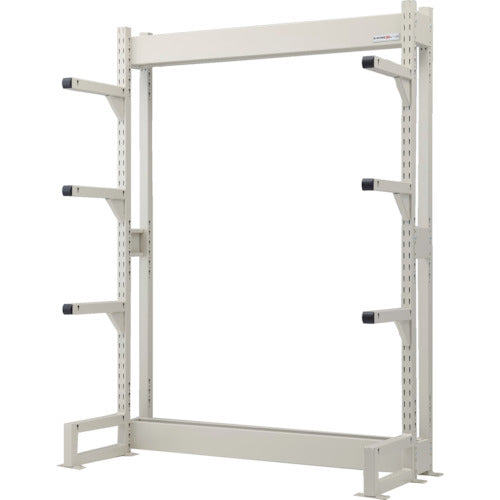 【取寄品】 TRUSCO ボルトレス長尺保管棚M3 単式基本1200X300XH2400 4段 VRM38434 【送料都度見積】