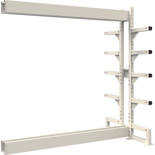 【取寄品】 TRUSCO ボルトレス長尺保管棚M3 複式連結1200X300XH2400 5段 VRM38435BW 【送料都度見積】