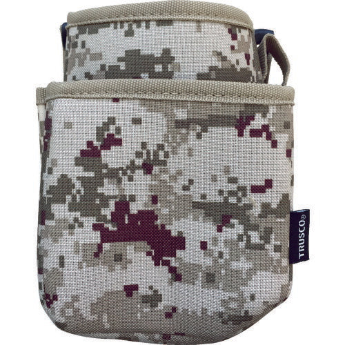 【取寄品】 TRUSCO 【売切廃番】デジタルデザート迷彩 腰袋 2段ベルト通し強化型 小 TCM-W21 【送料都度見積】