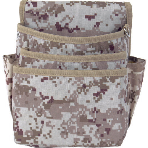 【取寄品】 TRUSCO 【売切廃番】デジタルデザート迷彩 腰袋 3段 TCM-W31 【送料都度見積】