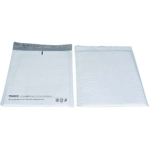 【取寄品】 TRUSCO クッション封筒 クラフト紙 120×235mm 10枚入パック TCF-120 【送料都度見積】