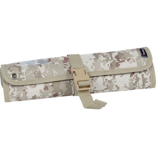 【取寄品】 TRUSCO 【売切廃番】デジタルデザート迷彩 ツールロール 460X320 10ポケット TTR-450-DM 【送料都度見積】