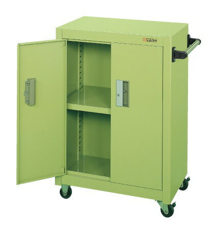 パネルワゴン（天板フラット・扉付） PMW-6A 020707 ※法人向け 個人宅配送不可