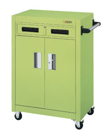 パネルワゴン（天板フラット・引出し・扉付） PMW-7A 020708 ※法人向け 個人宅配送不可