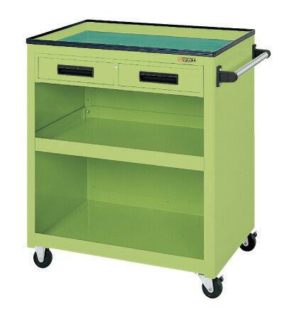 パネルワゴン（天板皿型・引出し・背パネル付） PKW-5C 020724 ※法人向け 個人宅配送不可