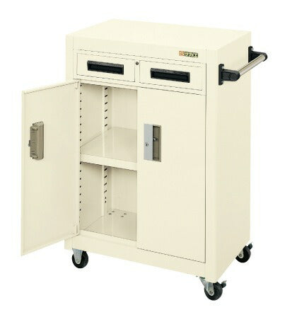 パネルワゴン（天板フラット・引出し・扉付） PMW-7AI 020736 ※法人向け 個人宅配送不可