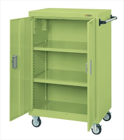 パネルワゴン（天板フラット・扉付） PKW-6ALN 020764 ※法人向け 個人宅配送不可