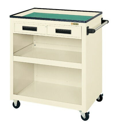 パネルワゴン（天板皿型・引出し・背パネル付） PKW-5CI 020879 ※法人向け 個人宅配送不可