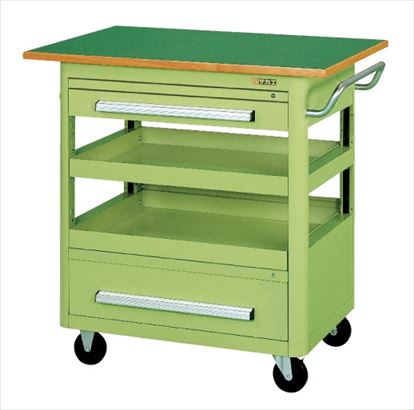 エースワゴン（天板付） A-46BT 020995 ※法人向け 個人宅配送不可