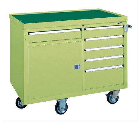 キャビネットワゴン（天板皿型） Q-21BKT 021244 ※法人向け 個人宅配送不可