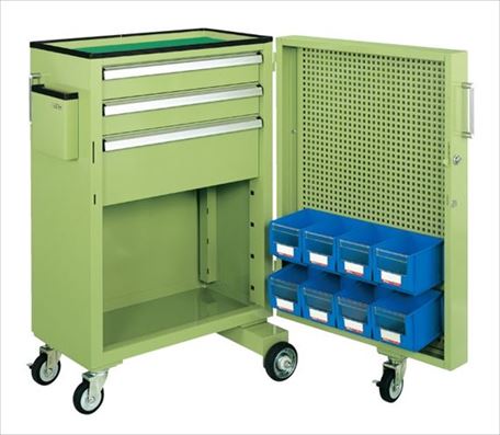 キャビネットワゴンスイングドア付 CW-SD5N 021438 ※法人向け 個人宅配送不可