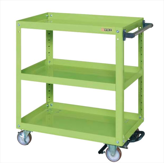 スーパーワゴン（フットブレーキ付） EMR-150BRNU 021607 ※法人向け 個人宅配送不可