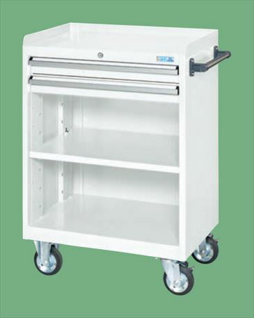 キャビネットワゴン（棚板付） CV-102TW 021672 ※法人向け 個人宅配送不可