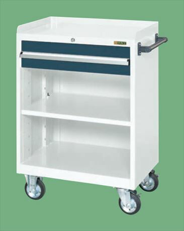 キャビネットワゴン（棚板付） CV-101TWD 021673 ※法人向け 個人宅配送不可