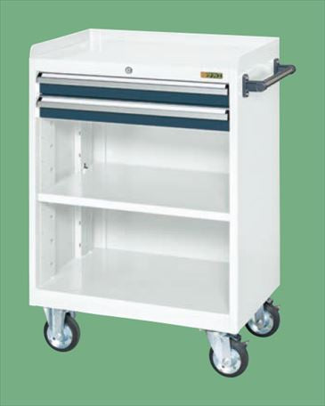 キャビネットワゴン（棚板付） CV-102TWD 021674 ※法人向け 個人宅配送不可