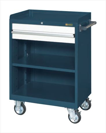 キャビネットワゴン（棚板付） CV-101TDW 021675 ※法人向け 個人宅配送不可