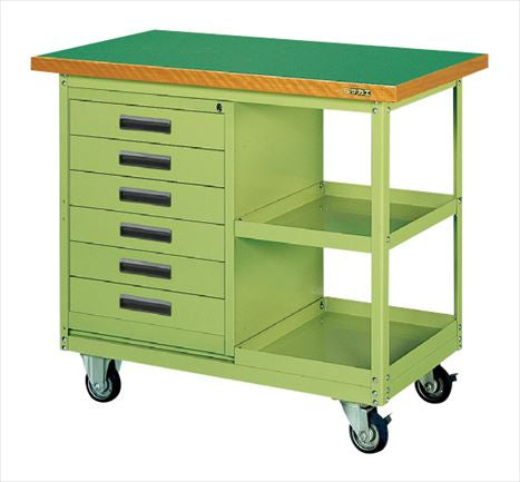 移動作業車（６段引出し・ロッカー付） SKR-310 021707 ※法人向け 個人宅配送不可