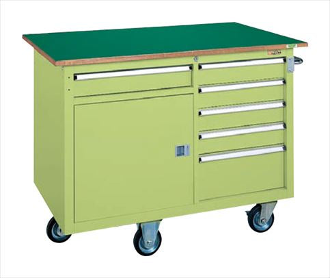 キャビネットワゴン（天板付） Q-21BTE 021928 ※法人向け 個人宅配送不可