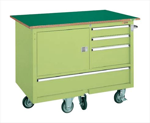 キャビネットワゴン（天板付） Q-22BTE 021929 ※法人向け 個人宅配送不可