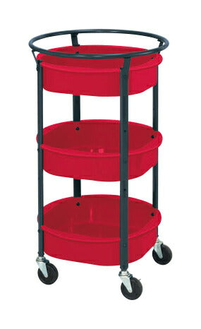 まるいワゴン MW-483RD 022961 ※法人向け 個人宅配送不可