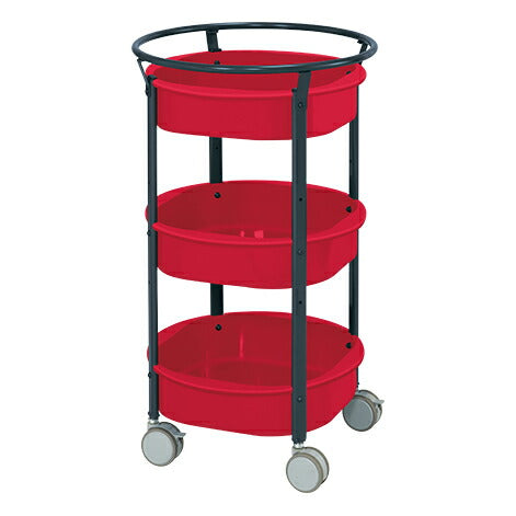 まるいワゴン MW-483DGRD 022981 ※法人向け 個人宅配送不可