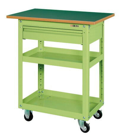 スーパーワゴン（天板付・１段引出し付） EMR-1CT 023861 ※法人向け 個人宅配送不可