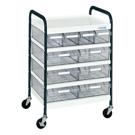 ＣＳワゴン透明ボックス付 CSA-46TWD 028856 ※法人向け 個人宅配送不可