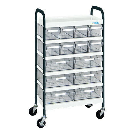 ＣＳワゴン透明ボックス付 CSD-86TWD 028872 ※法人向け 個人宅配送不可