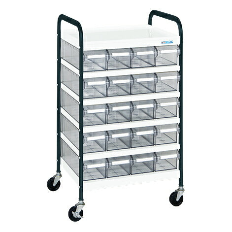 ＣＳワゴン透明ボックス付 CSD-20TWD 028873 ※法人向け 個人宅配送不可