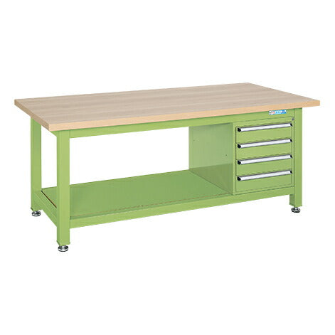 超重量作業台Ｗタイプ（キャビネットＷ－４Ｎ付） WM-84 032741 ※法人向け 個人宅配送不可